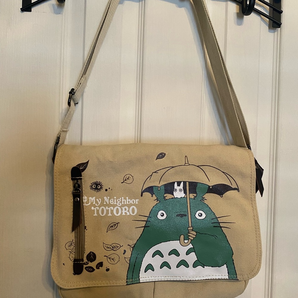 Totoro Beige Messenger Bag